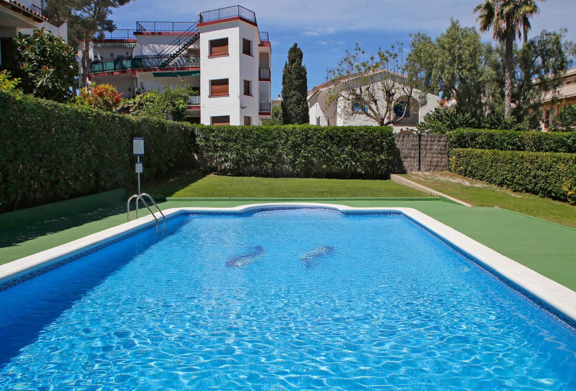At044 Cerca De La Playa, Con Piscina Y Airco Apartamento Torredembarra Exterior foto