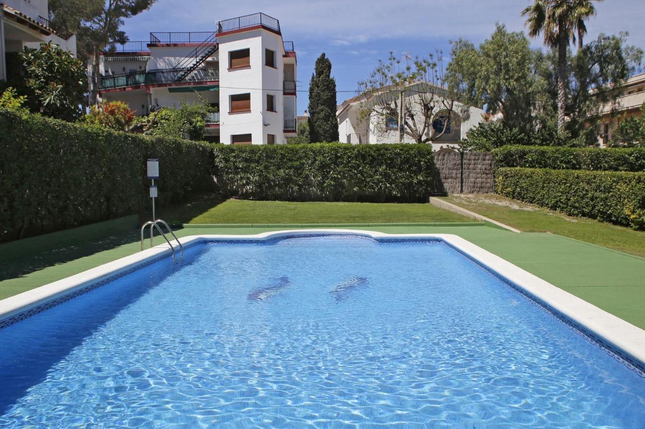 At044 Cerca De La Playa, Con Piscina Y Airco Apartamento Torredembarra Exterior foto